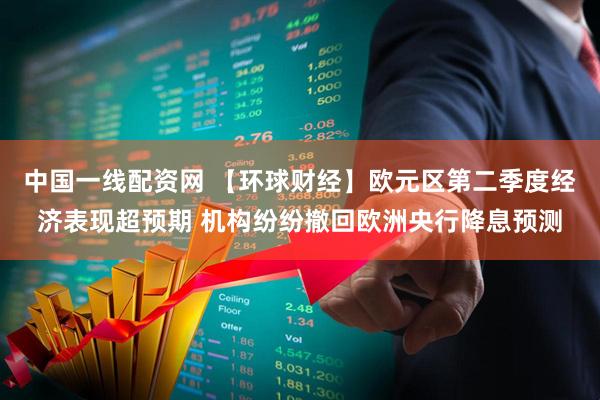中国一线配资网 【环球财经】欧元区第二季度经济表现超预期 机构纷纷撤回欧洲央行降息预测